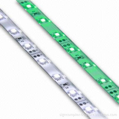 LED Rigid Strip Lights with 120° Beam Angle and 12V DC Working Voltage